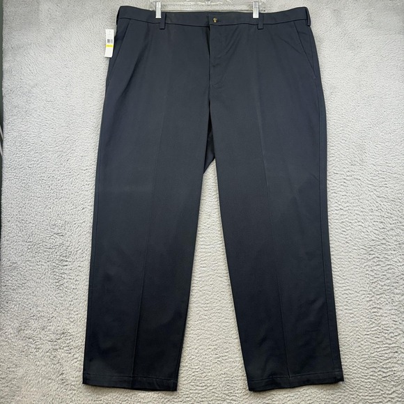 Van Heusen Pants Mens 44x30 Classic Fit Wrinkle Resistant Relaxed Dress Trousers - Picture 1 of 16